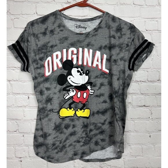 DISNEY‎ women's short sleeve Mickey Mouse tie-dye t-shirt, sz M, GUC - Picture 1 of 3